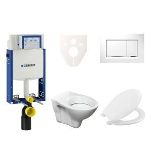 Cenově zvýhodněný závěsný WC set Geberit k zazdění + WC S-Line S-line Pro 110.302.00.5NR5