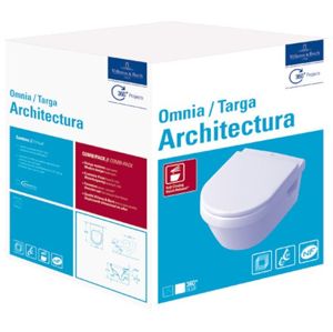Wc závěsné Villeroy & Boch Omnia Architectura s prkénkem softclose zadní odpad 5684H101