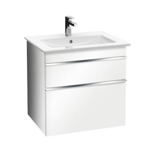 Koupelnová skříňka pod umyvadlo Villeroy & Boch Venticello 55,3x50,2x59 cm bílá lesk A92301DH