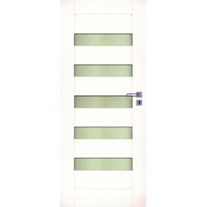 Accra interiérové dveře levé bílá 60cm - ACCRAB60L