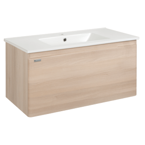 Koupelnová skříňka s umyvadlem Naturel Ancona 90x46 cm akácie ANCONA90DV