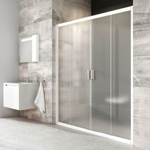 Sprchové dveře 160x190 cm Ravak Blix bílá 0YVS0100ZG