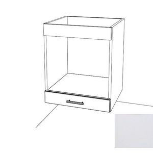 Kuchyňská skříňka pro troubu spodní Naturel Gia 60 cm bílá mat BO6072BM