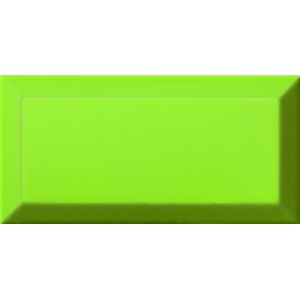 Obklad Ribesalbes Chic Colors verde bisel 10x20 cm lesk CHICC1452