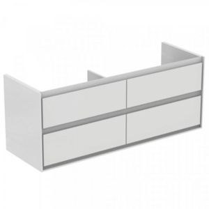 Koupelnová skříňka pod umyvadlo Ideal Standard Connect Air 130x44x51,7 cm šedý dub/bílá mat E0824UK