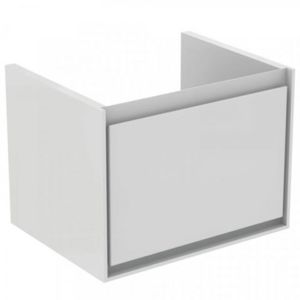Koupelnová skříňka pod umyvadlo Ideal Standard Connect Air 53x40,9x40 cm bílá lesk/světle šedá mat E0846KN