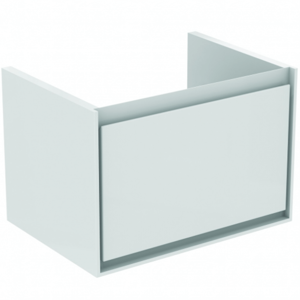Koupelnová skříňka pod umyvadlo Ideal Standard Connect Air 58x40,9x40 cm světle šedá lesk/bílá mat E0847EQ