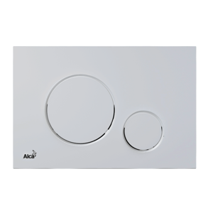 Ovládací tlačítko Alca pro předstěnové instalační systémy, bílá-mat M676