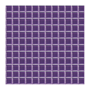 Skleněná mozaika Premium Mosaic fialová 30x30 cm lesk MOS25VI