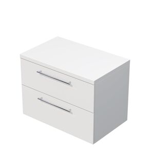 Koupelnová skříňka pod umyvadlo na desku Naturel Ratio 80x59,6x50 cm bílá mat ND802Z56.A3416