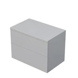 Koupelnová skříňka pod umyvadlo na desku Naturel Ratio 80x59,6x50 cm šedá lesk ND802Z56PU.A2736