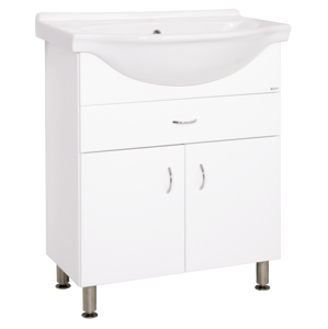 Koupelnová skříňka s umyvadlem Keramia Pro 70x56 cm bílá PRO70Z