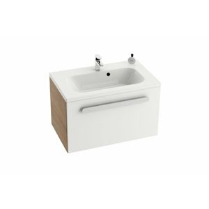 Koupelnová skříňka pod umyvadlo Ravak Chrome 80x49 cm cappuccino/bílá X000000963