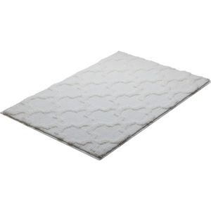Koupelnová předložka polyester Grund 90x60 cm, bílá SIKODGNAN600
