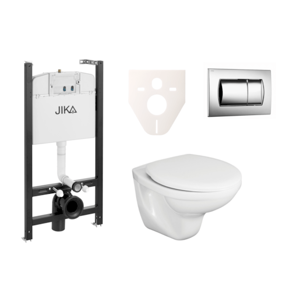 Cenově zvýhodněný závěsný WC set Jika do lehkých stěn / předstěnová montáž+ WC Fayans Neo SIKOJSJ2
