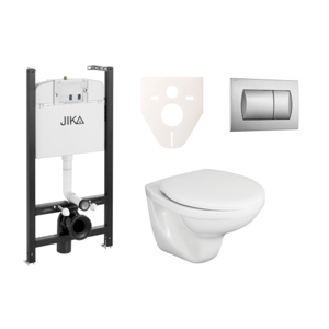 Cenově zvýhodněný závěsný WC set Jika do lehkých stěn / předstěnová montáž+ WC Fayans Neo SIKOJSJ3
