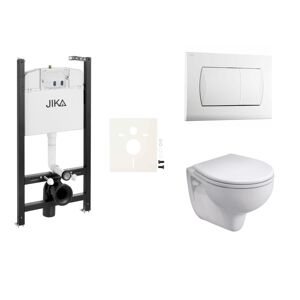 Cenově zvýhodněný závěsný WC set Jika do lehkých stěn / předstěnová montáž+ WC Kolo Rekord SIKOJSKOL1