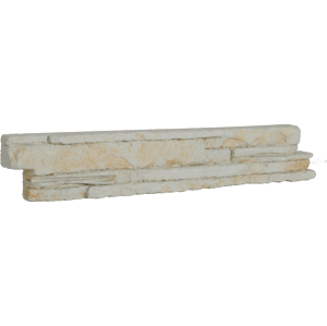 Obklad Vaspo kámen považan bílá 6,7x37,5 cm reliéfní V53203