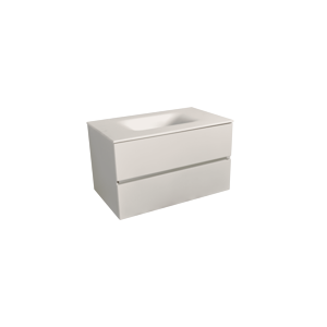 Koupelnová skříňka s umyvadlem bílá mat Naturel Verona 86x51,2x52,5 cm bílá mat VERONA86BMBM