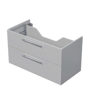 Koupelnová skříňka pod desku se 2 zásuvkami Naturel Ratio 100x56x50 cm šedá lesk ZB1002Z56.A2736