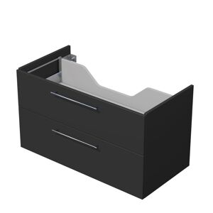 Koupelnová skříňka pod desku se 2 zásuvkami Naturel Ratio 100x56x50 cm antracit mat ZB1002Z56.A3396