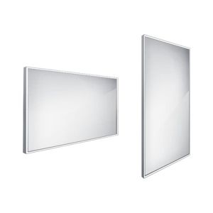 Zrcadlo bez vypínače Nimco 70x120 cm hliník ZP 13006