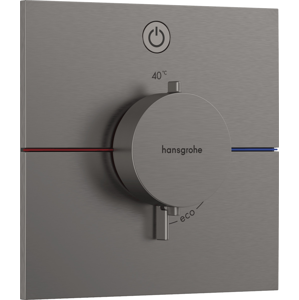 Sprchová baterie Hansgrohe ShowerSelect Comfort E bez podomítkového tělesa kartáčovaný černý chrom 15571340