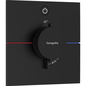 Sprchová baterie Hansgrohe ShowerSelect Comfort E bez podomítkového tělesa matná černá 15571670