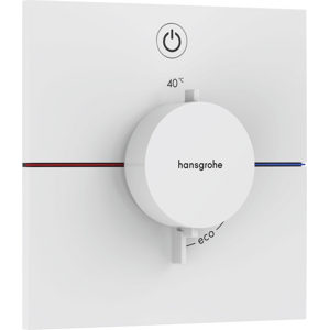 Sprchová baterie Hansgrohe ShowerSelect Comfort E bez podomítkového tělesa matná bílá 15571700