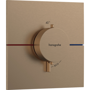Sprchová baterie Hansgrohe ShowerSelect Comfort E bez podomítkového tělesa kartáčovaný bronz 15574140