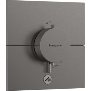 Sprchová baterie Hansgrohe ShowerSelect Comfort E bez podomítkového tělesa kartáčovaný černý chrom 15575340