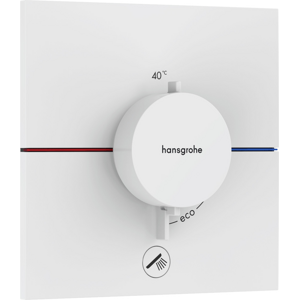 Sprchová baterie Hansgrohe ShowerSelect Comfort E bez podomítkového tělesa matná bílá 15575700