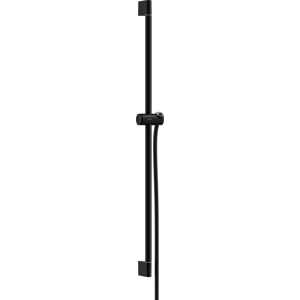 Sprchová tyč Hansgrohe Unica na stěnu s držákem sprchy a sprchovou hadicí matná černá 24401670