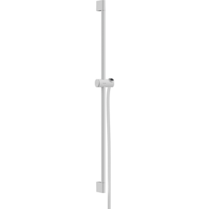 Sprchová tyč Hansgrohe Unica na stěnu s držákem sprchy a sprchovou hadicí matná bílá 24401700