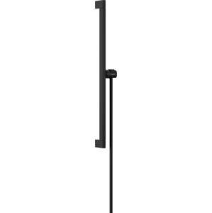 Sprchová tyč Hansgrohe Unica na stěnu s držákem sprchy a sprchovou hadicí matná černá 24404670