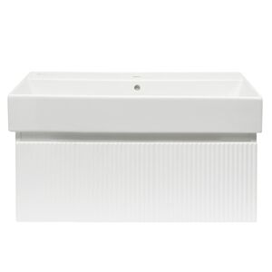 Koupelnová skříňka s umyvadlem SAT Evolution 98x30x44,8 cm bílá mat SATEVO100WMU2